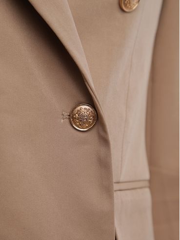 Blazer Transpasse Duplo Feminino BEGE