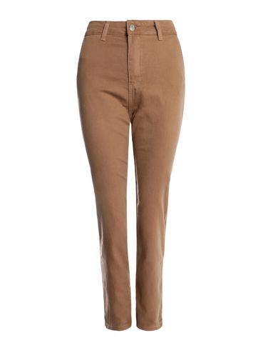 Calça Sarja Reta Sawary Feminina MARROM