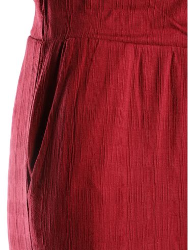Calça Malha Wide Leg Autentique Feminina VINHO