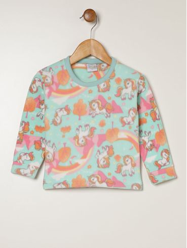 Pijama Longo Infantil Para Bebê - VERDE