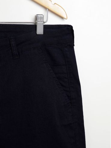 Bermuda Jeans Plus Size Masculina AZUL