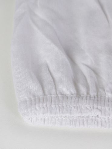 Lençol Avulso Casal Malha Portallar OFF WHITE