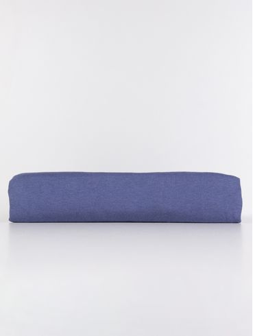 Lençol Avulso Queen Malha Portallar AZUL