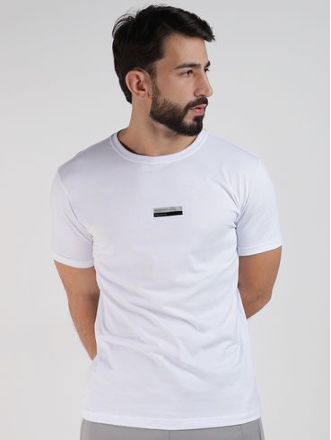 Camiseta Manga Curta Masculina BRANCO
