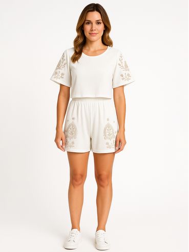 Conjunto Feminino OFF WHITE