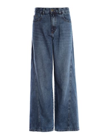 Calça Jeans Wide Leg Autentique Feminina AZUL