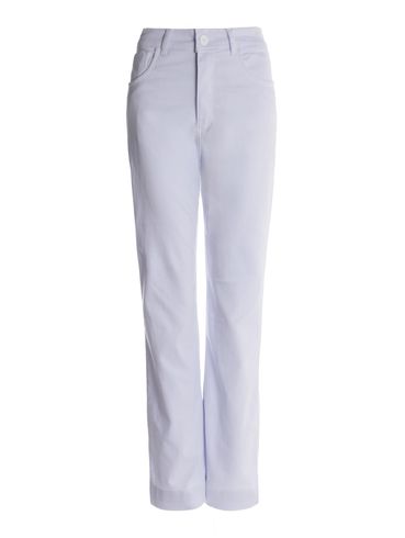 Calça Sarja Reta Pisom Feminina BRANCO