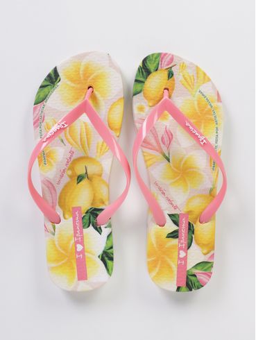 Chinelo Arte Ipanema Feminino ROSA/AMARELO