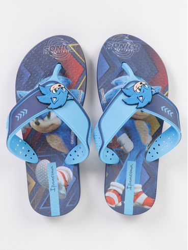 Chinelo Sonic Ipanema Infantil Para Menino- AZUL/MARINHO
