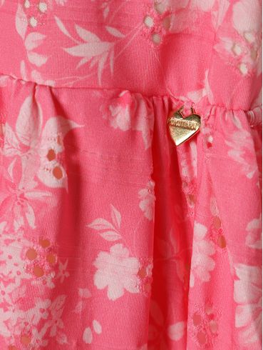 Vestido Laise Infantil Para Menina - ROSA