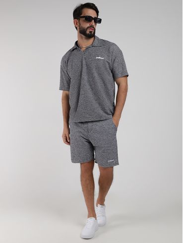 Bermuda Malha Eco Masculina PRETO