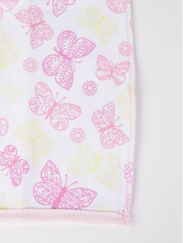 Kit com 03 Babetes Infantil Para Bebê - ROSA