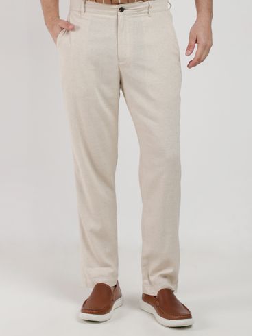 Calça Linho Social Masculina NATURAL