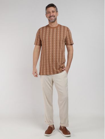Calça Linho Social Masculina NATURAL