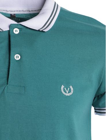 Polo Malha Manga Curta Vilejack Masculina VERDE