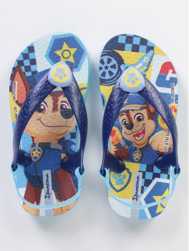 Chinelo Patrulha Canina Ipanema Para Bebê Menino- AZUL/MARINHO