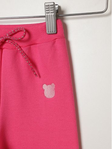 Calça Moletom Infantil Para Bebê - PINK