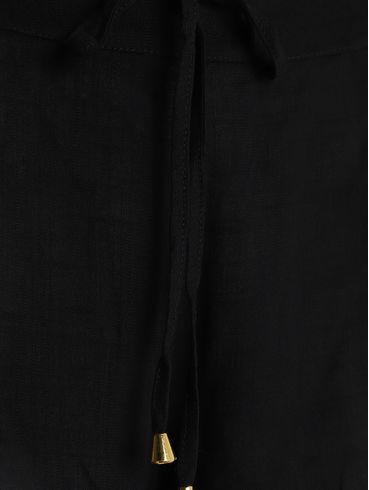 Bermuda Viscolinho Feminina PRETO