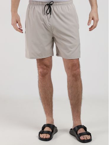 Bermuda Cos Elástico Masculina BEGE