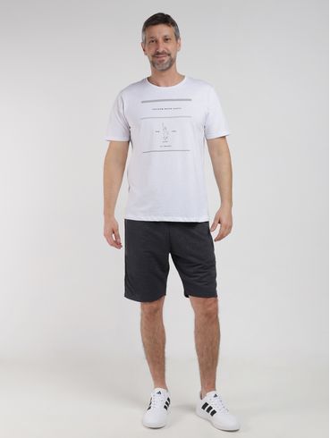 Bermuda Moletinho Masculina GRAFITE