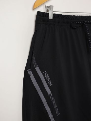 Bermuda Estampada Plus Size Masculina PRETO