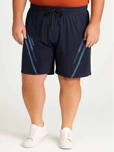 Bermuda Estampada Plus Size Masculina MARINHO
