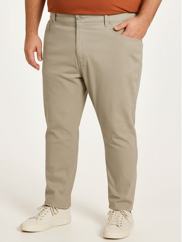 Calça Sarja Bivik Plus Size Masculina AREIA