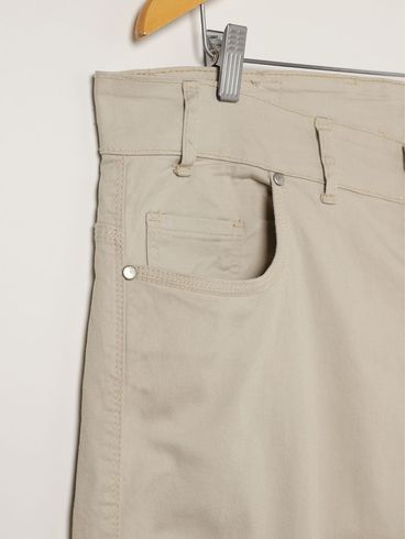 Calça Sarja Bivik Plus Size Masculina AREIA