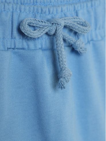 Short Saia Moletinho Infantil Para Menina - AZUL