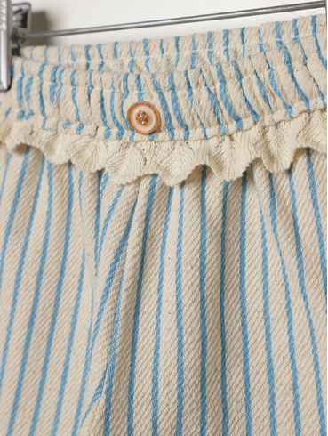 Short Moletinho Infantil Para Menina - AZUL