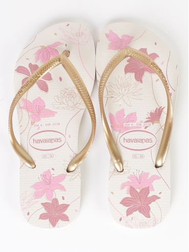 Chinelo Slim Organic Havainas Feminino BEGE