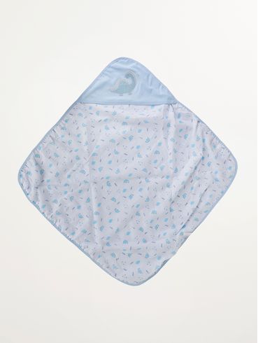 Toalha Infantil Para Bebê - Azul