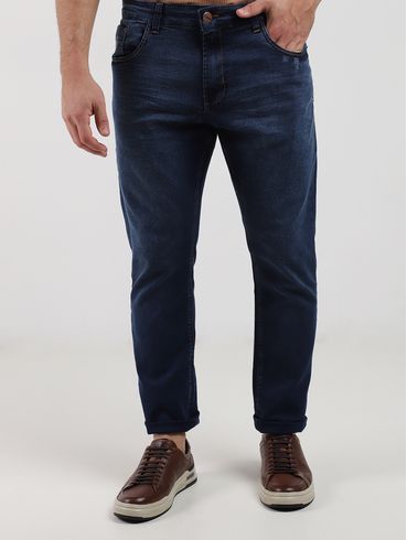 Calça Jeans Slim Masculina AZUL