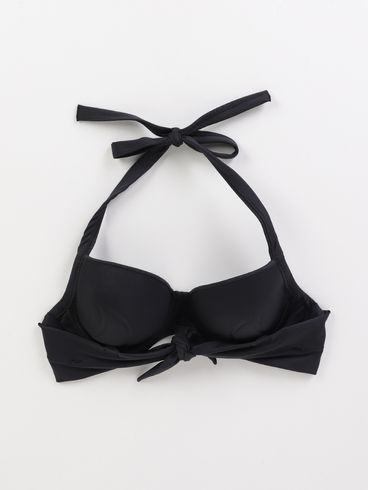 Biquíni Top Com Franzido Feminino PRETO