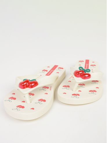 Chinelo Ipanema Infantil Para Menina- BEGE/VERMELHO