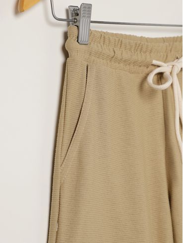 Bermuda Malha Juvenil Para Menino - BEGE