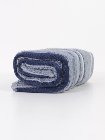 Toalha de Rosto Fio Penteado Lumina Karsten Azul
