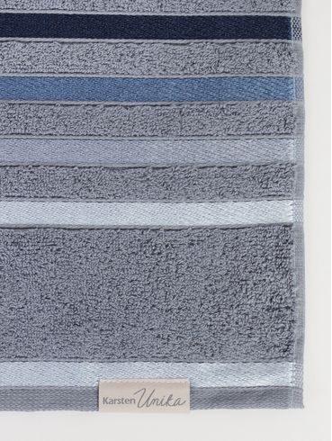 Toalha de Rosto Fio Penteado Lumina Karsten Azul