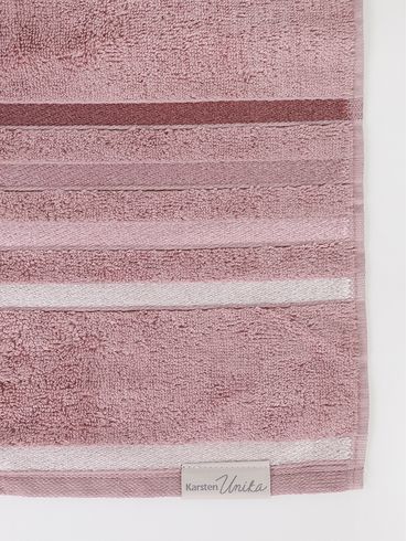 Toalha de Rosto Fio Penteado Lumina Karsten Rosa