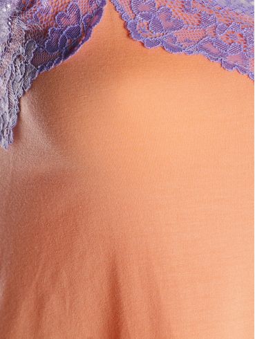 Short Doll Com Renda Feminino LARANJA