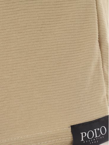 Bermuda Malha Masculina BEGE