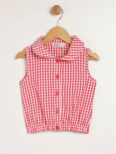Conjunto Curto Kid+ Infantil Para Menina - VERMELHO