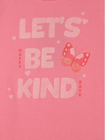 Conjunto Cotton Longo Infantil Para Menina - CORAL