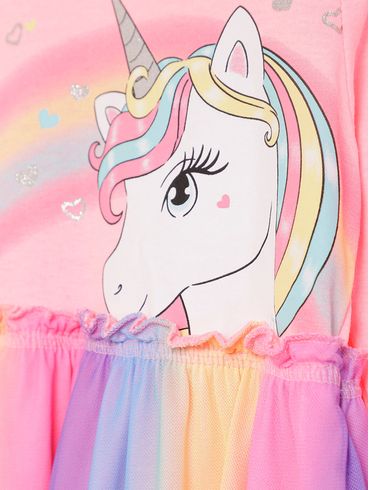Vestido Infantil Para Menina - ROSA