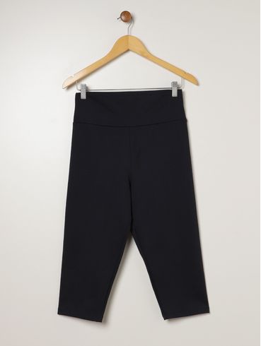 Calça Legging Poliamida Básica Plus Size Feminina PRETO