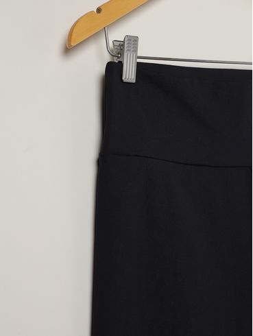 Calça Legging Poliamida Básica Plus Size Feminina PRETO