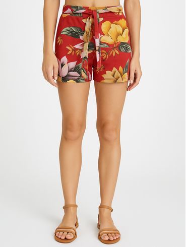 Short Feminino VERMELHO