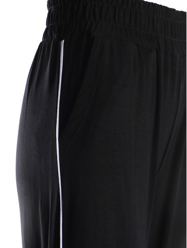 Calça Wide Leg Autentique Feminina PRETO/PRETO/BRANCO