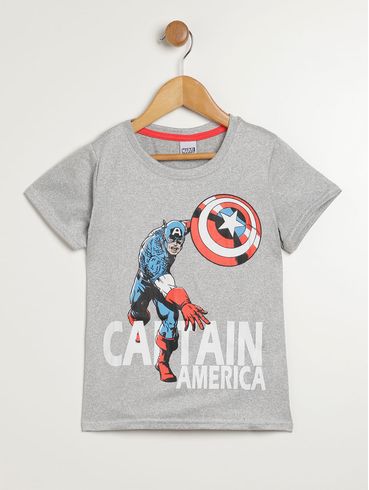 Pijama Capitão America Infantil Para Menino - MESCLA/AZUL