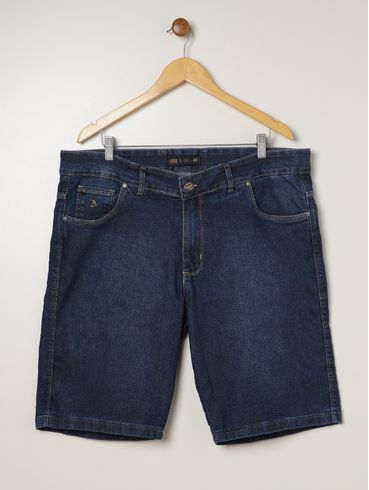 Bermuda Jeans Plus Size Masculina AZUL